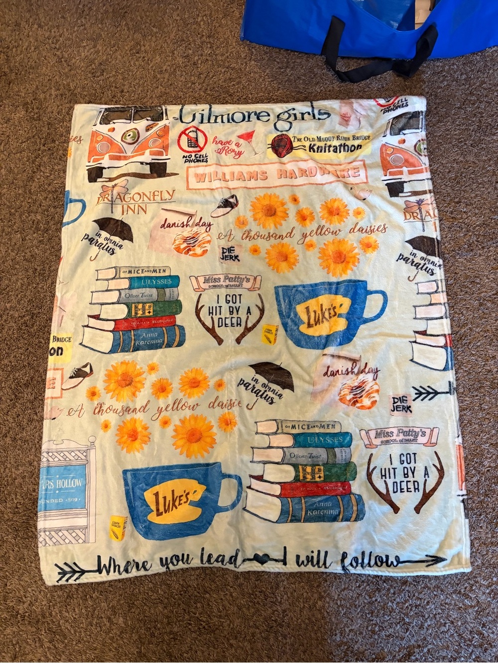 Gilmore girls throw blanket